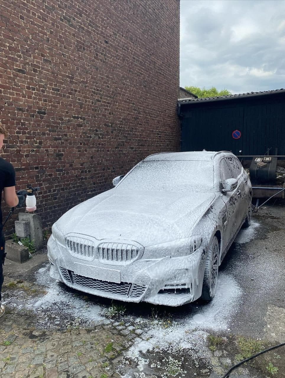 Pré-lavage mousse